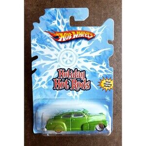 2008 Hot Wheels '47 CHEVY FLEETLINE Metalflake Green HOLIDAY HOT RODS Lace Wheel